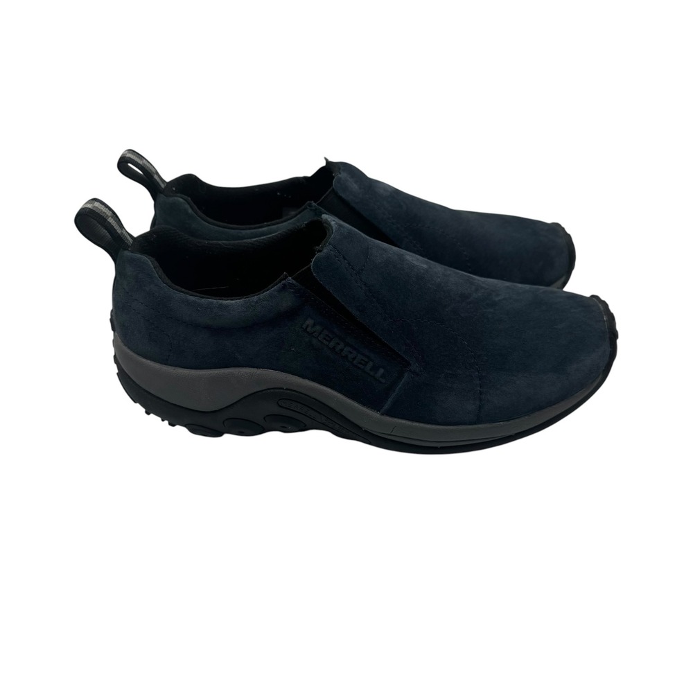 Merrell Jungle Moc Womens Navy Blue Suede Slip On Shoes J599386 Size 9 - Picture 4 of 11